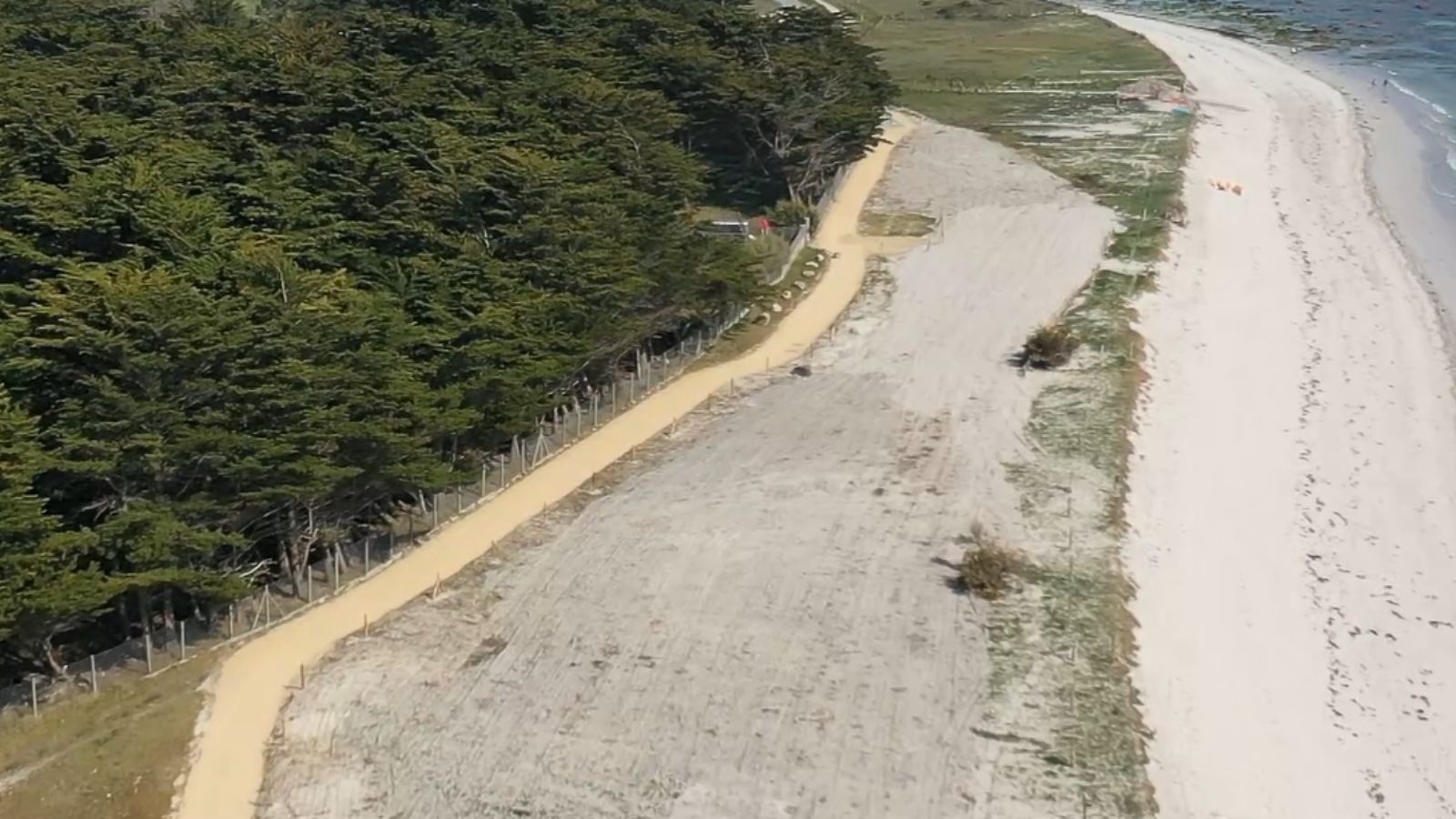Relevé aérien par drone du trait de côte en Bretagne